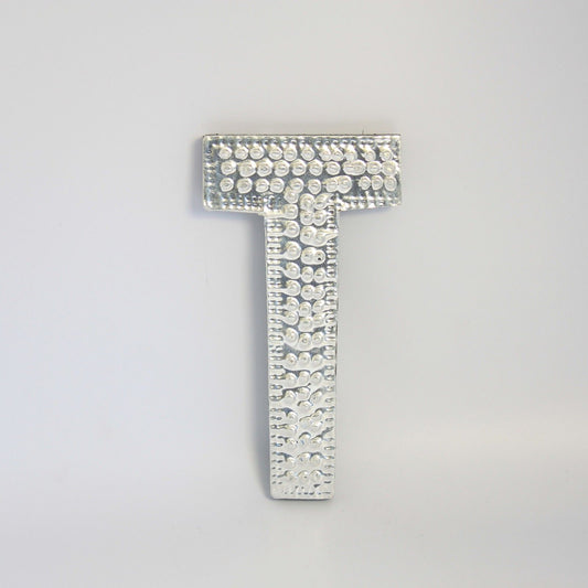 Sm Arty Aluminum Letters - T