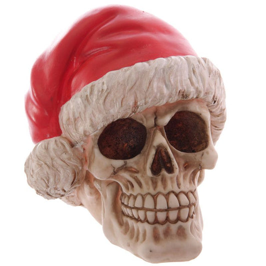 Santa Claus Skull Decoration