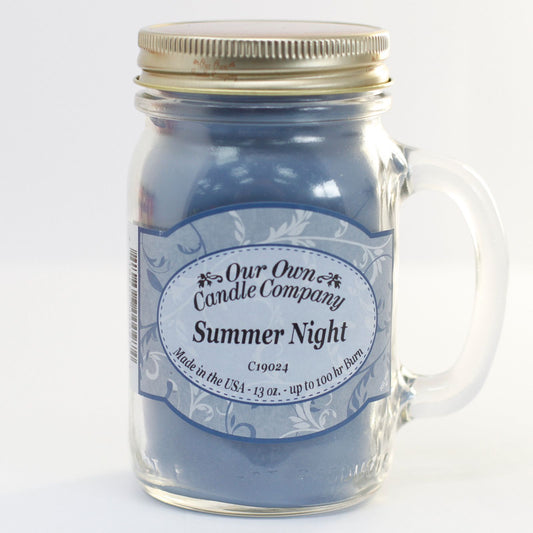 Scented Candle Jar - Summer Night