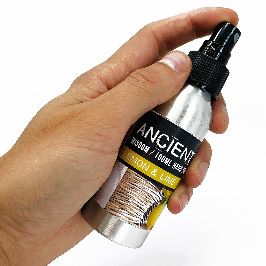 100ml Aromatherapy Hand Sanitiser Spray - Lemon & Lime