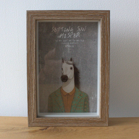 Deep Box Frame - Brown Brush - 4x6 inch (Special)