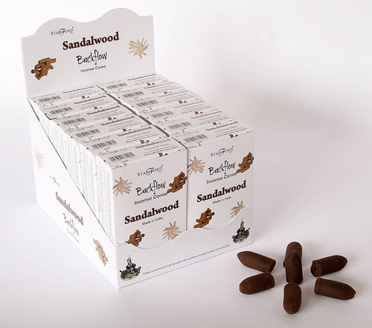 Sandalwood Back Flow Incense Cone