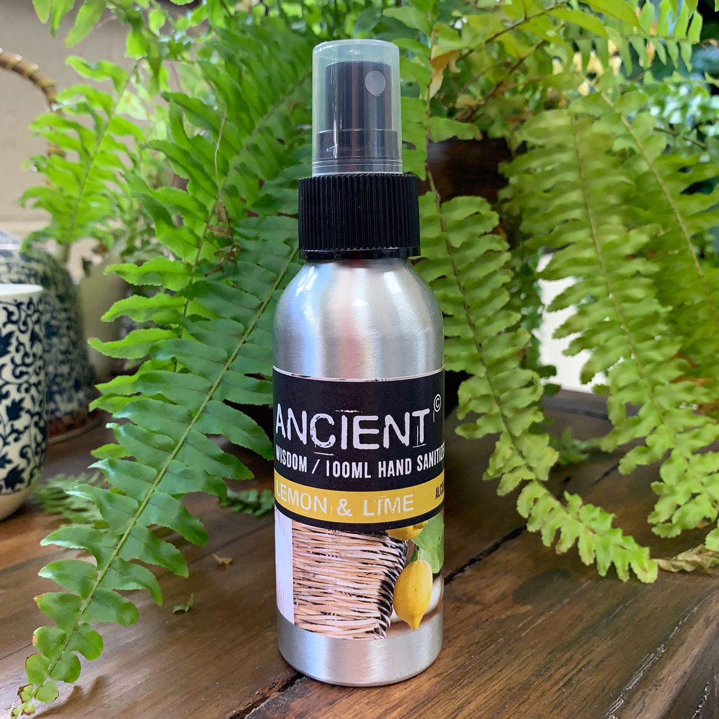 100ml Aromatherapy Hand Sanitiser Spray - Lemon & Lime