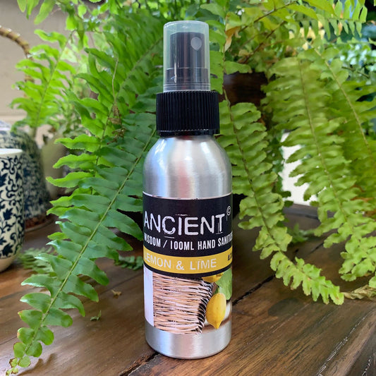 100ml Aromatherapy Hand Sanitiser Spray - Lemon & Lime
