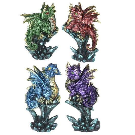 Enchanted Nightmare Dragon - Mini Rock Crystal