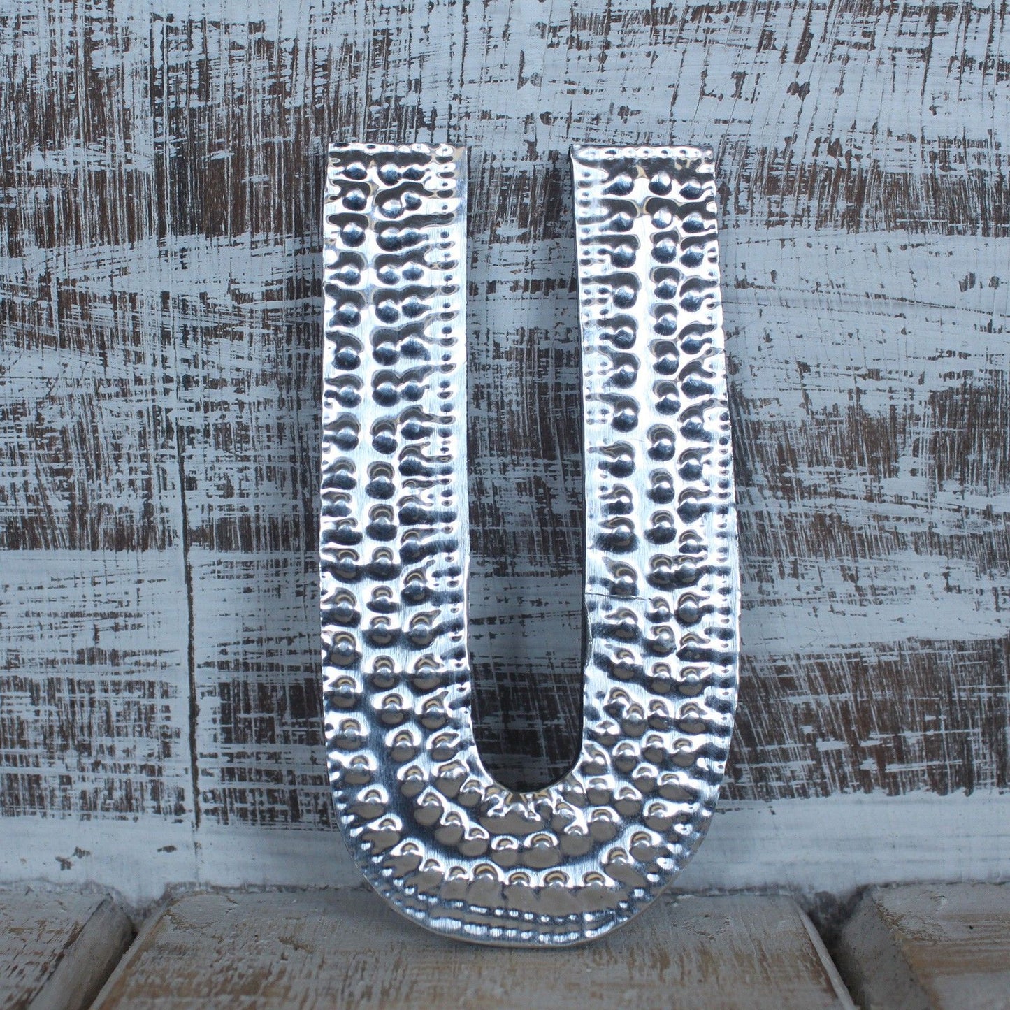 Sm Arty Aluminum Letters - U