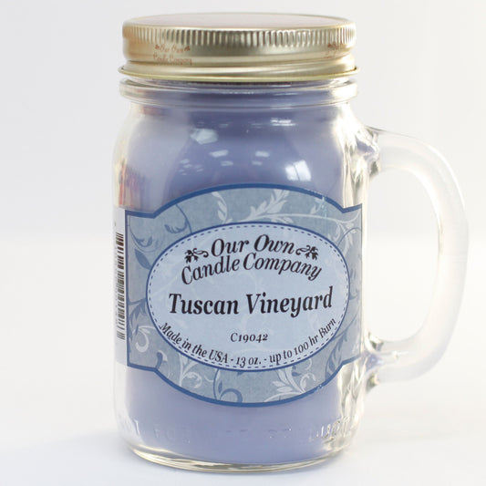 Scented Candle Jar - Tuscan Vineyard