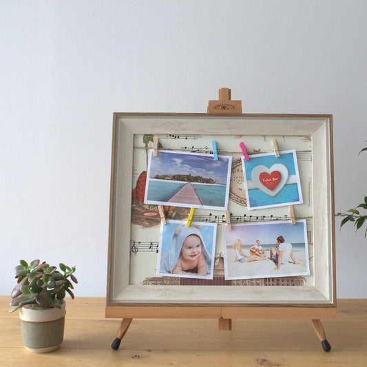 Small DIY Peg Photo Frames - Mozart