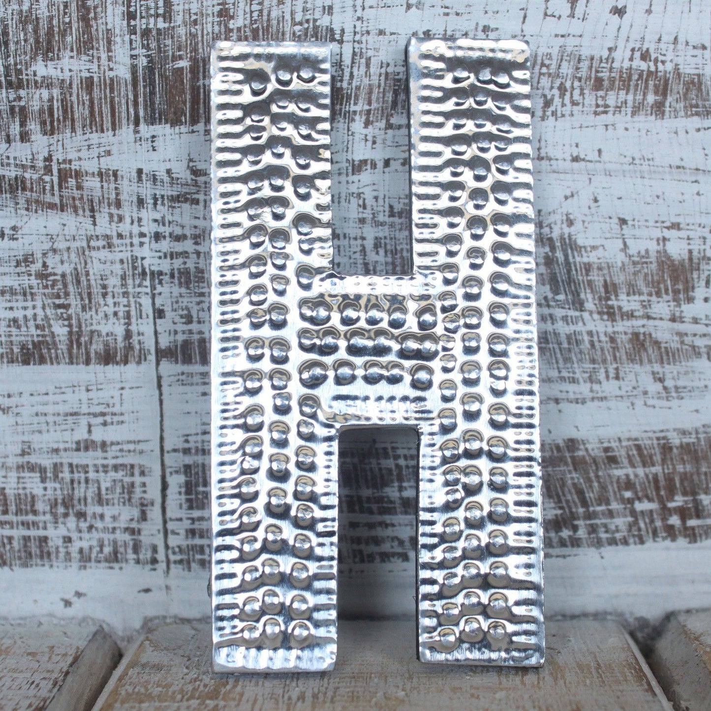 Sm Arty Aluminum Letters - H