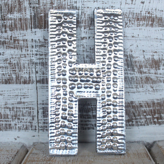 Sm Arty Aluminum Letters - H