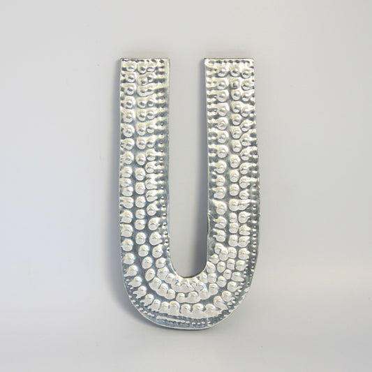 Sm Arty Aluminum Letters - U