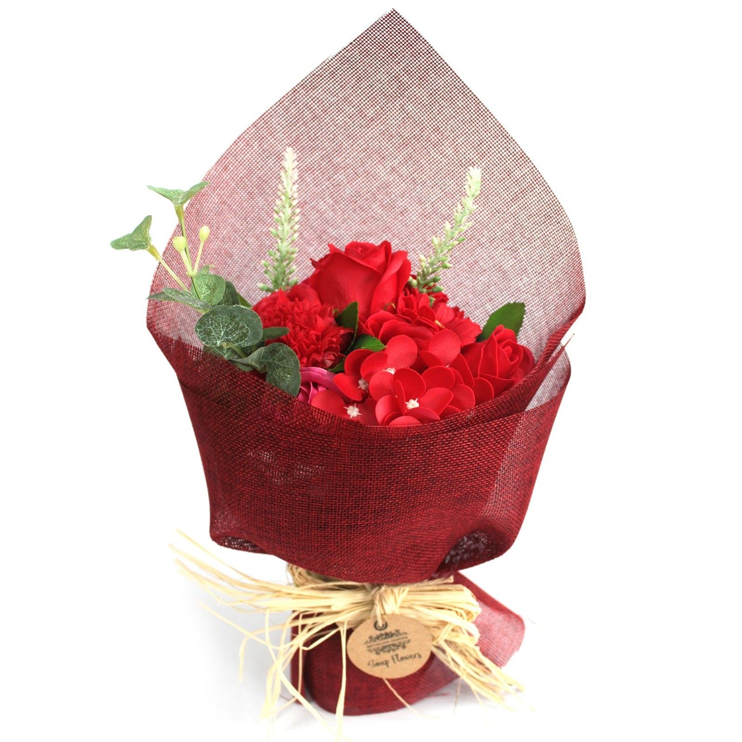 Red Soap Flower Bouquet - Special