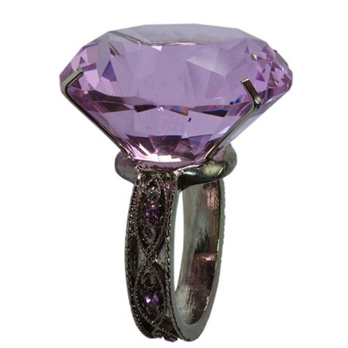 Crystal Napkin Ring - Pink