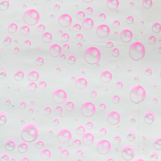 Pink Bubbles - Bath Bomb Wrap 40cm - (200 sheets)