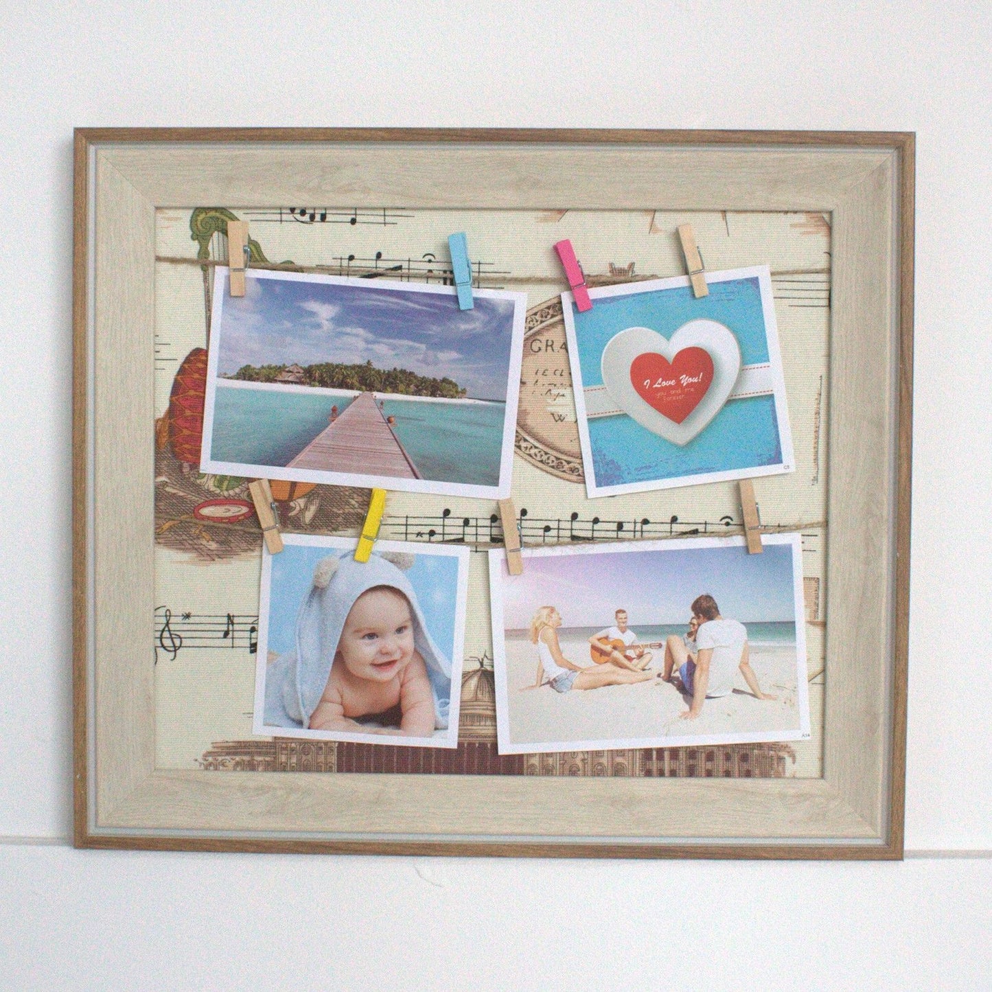 Small DIY Peg Photo Frames - Mozart