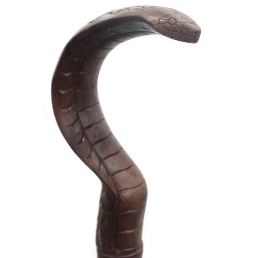 Walking Stick - Snake With Carved Body
