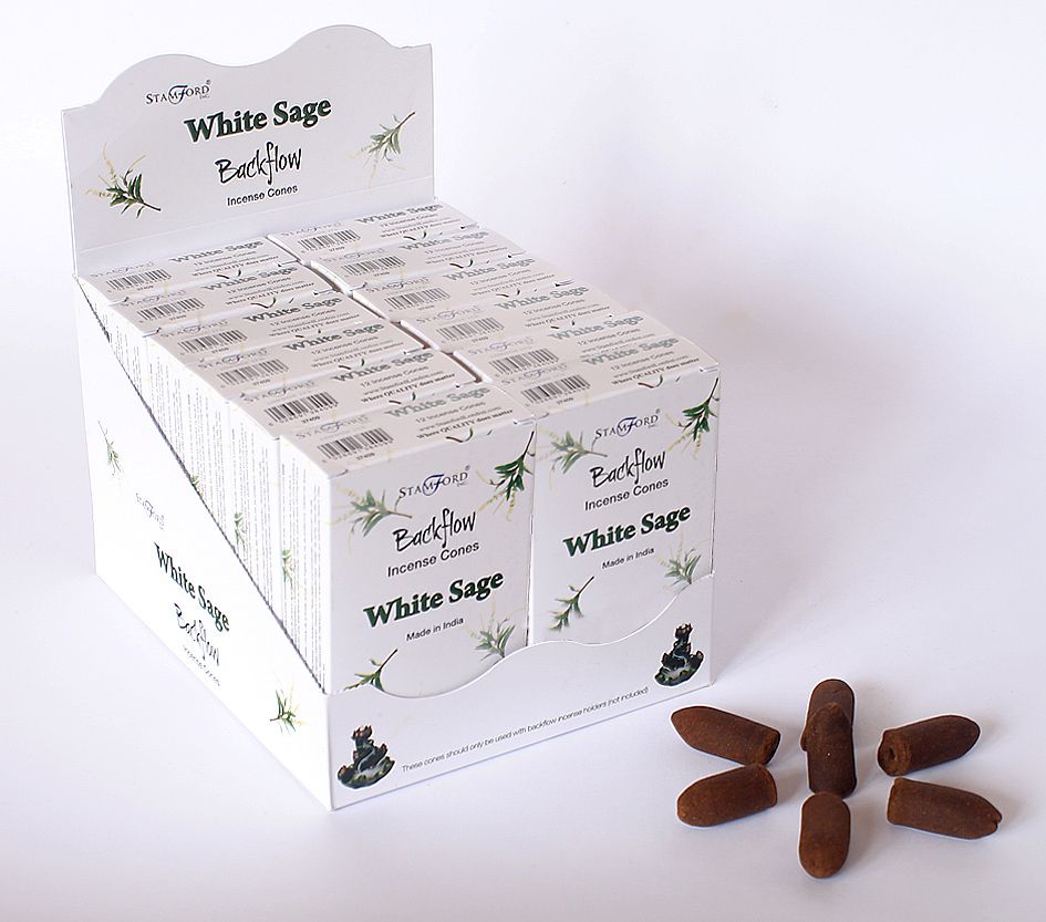 White Sage Back Flow Incense Cone