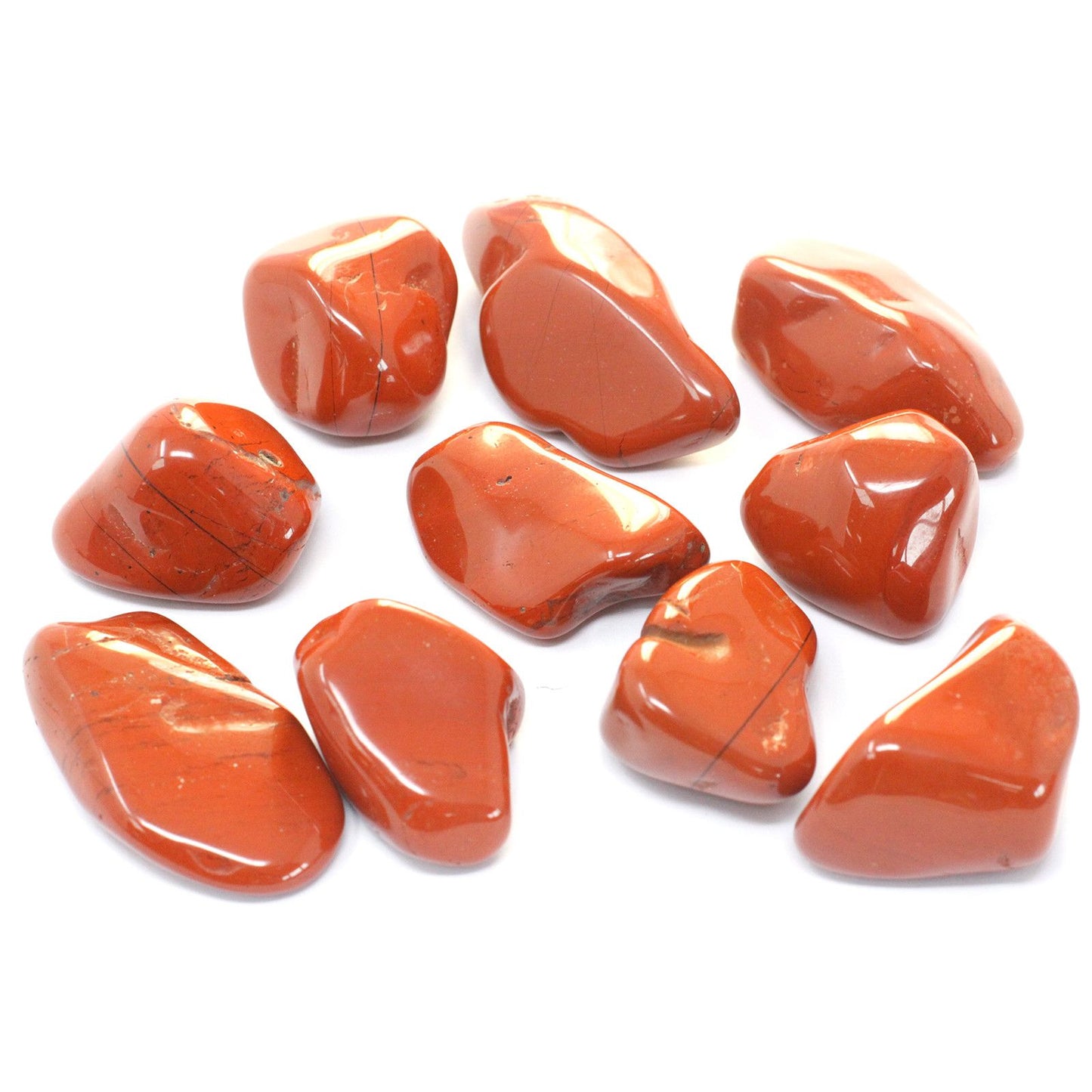 Extra Large Tumble Stones - Red Jasper