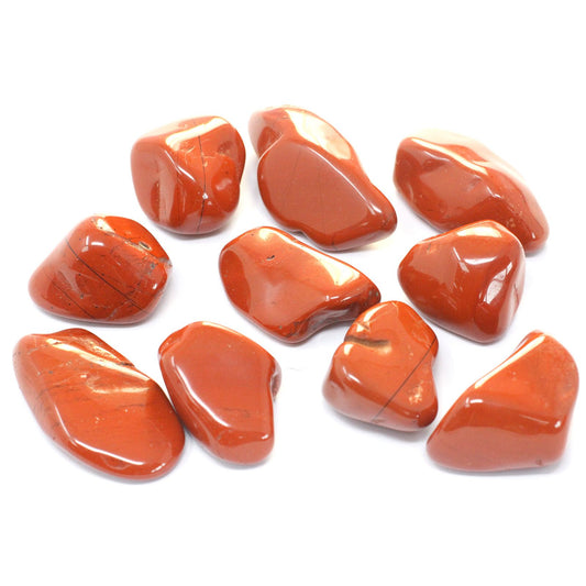 Extra Large Tumble Stones - Red Jasper