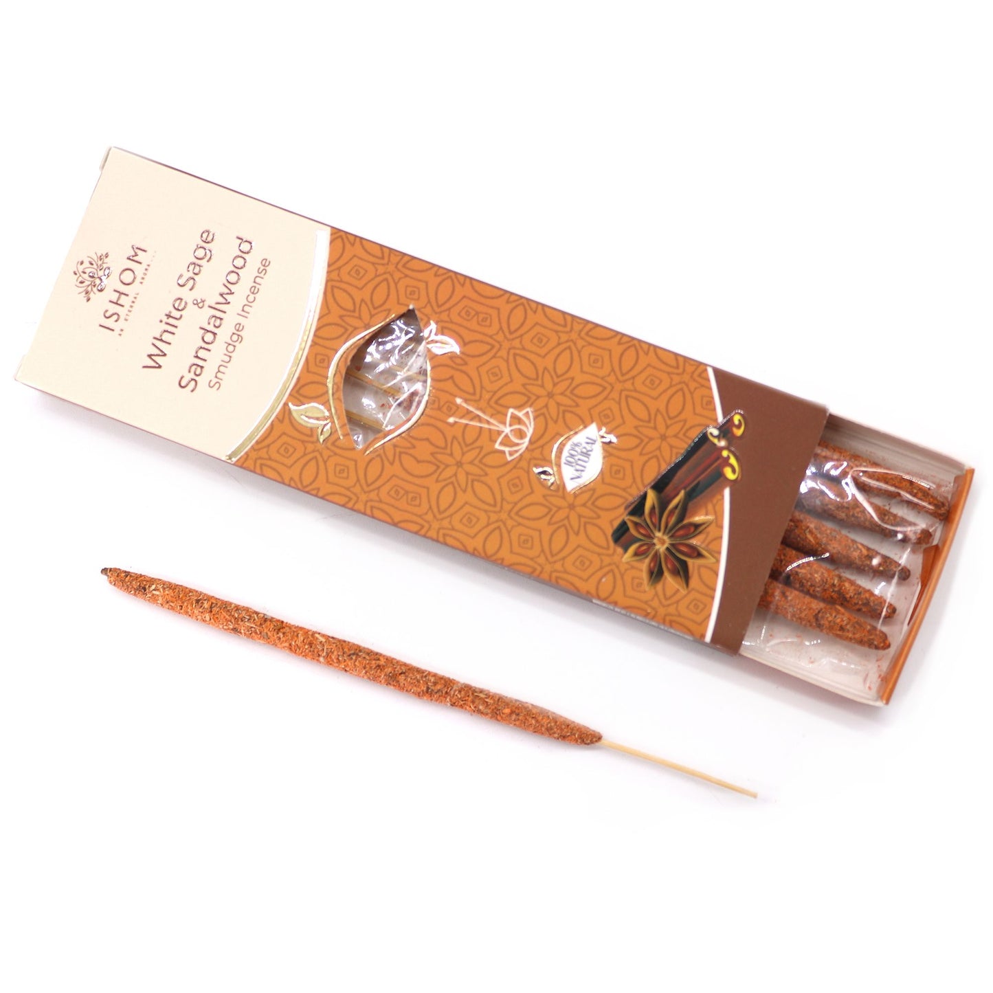 Ishom Smudge Incense - White Sage & Sandalwood