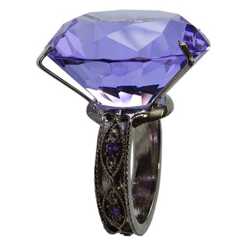 Crystal Napkin Ring - Lilac