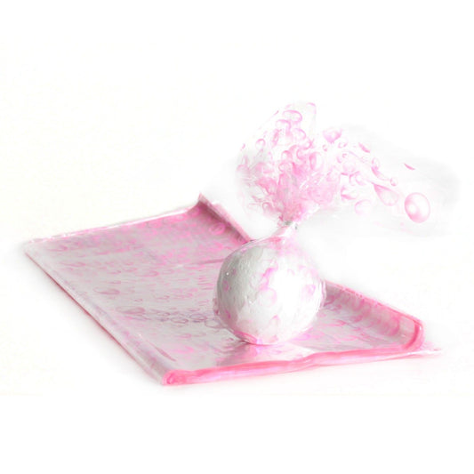 Pink Bubbles - Bath Bomb Wrap 40cm - (200 sheets)