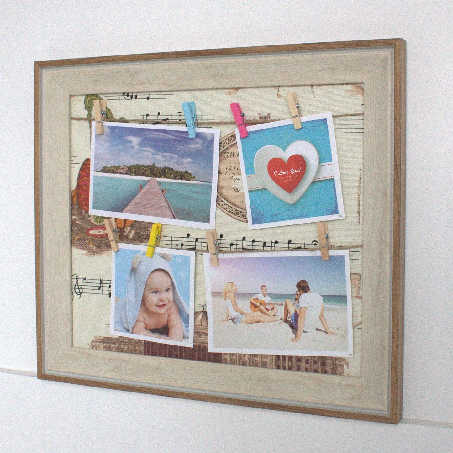 Small DIY Peg Photo Frames - Mozart