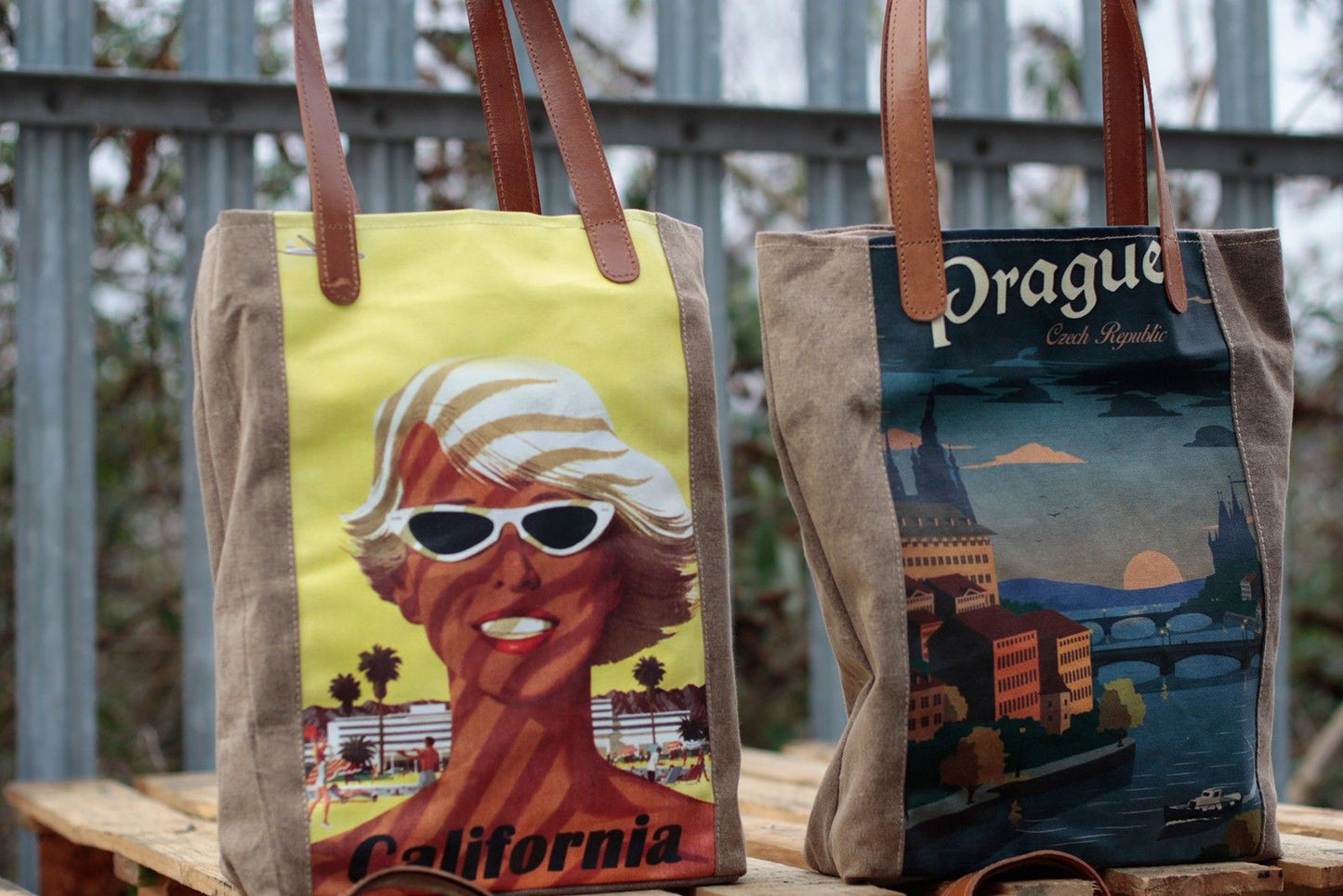 Vintage Travel Bag - California