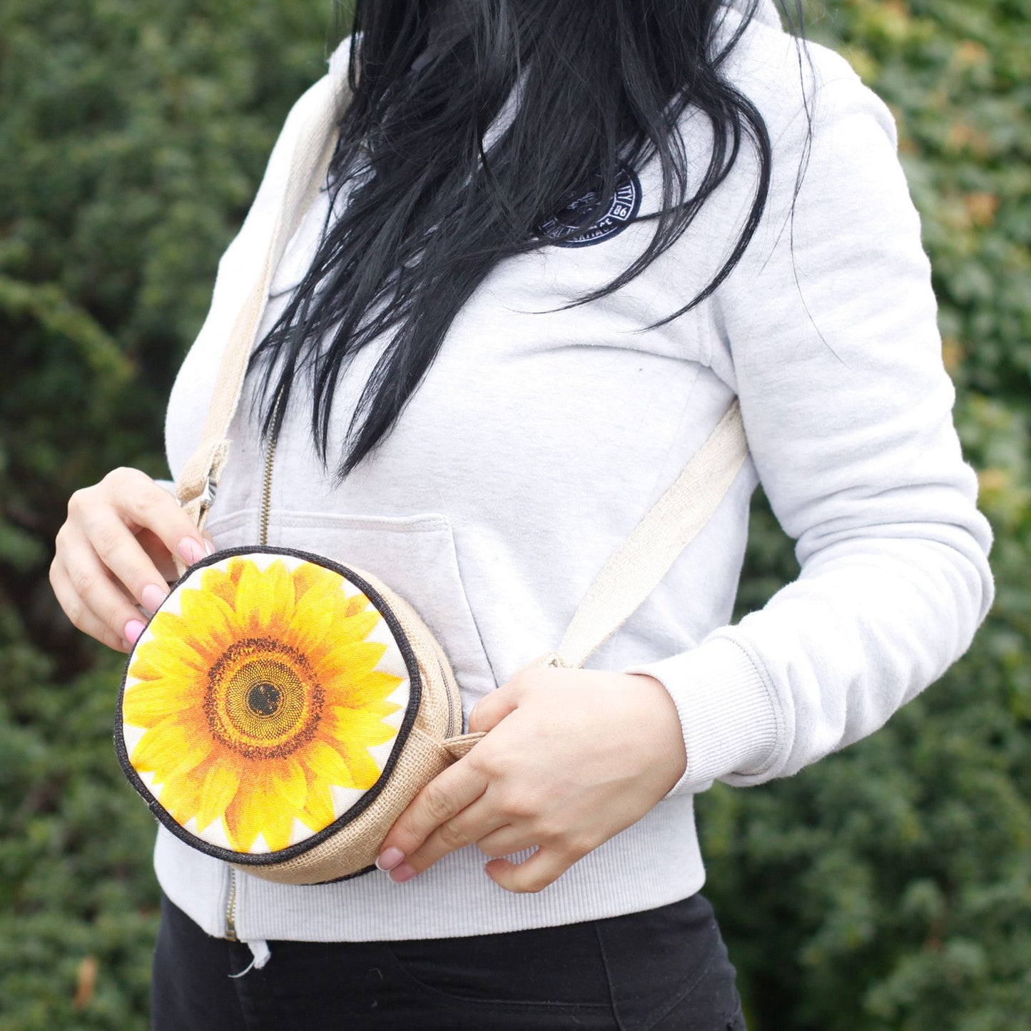 Eco Round Bag - Small - Sunflower