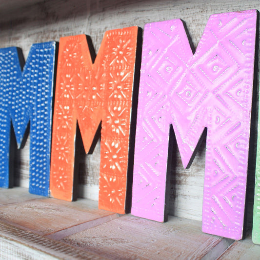 Letter "M" - Assorted Colours - 15cm