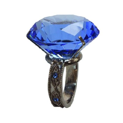 Crystal Napkin Ring - Blue