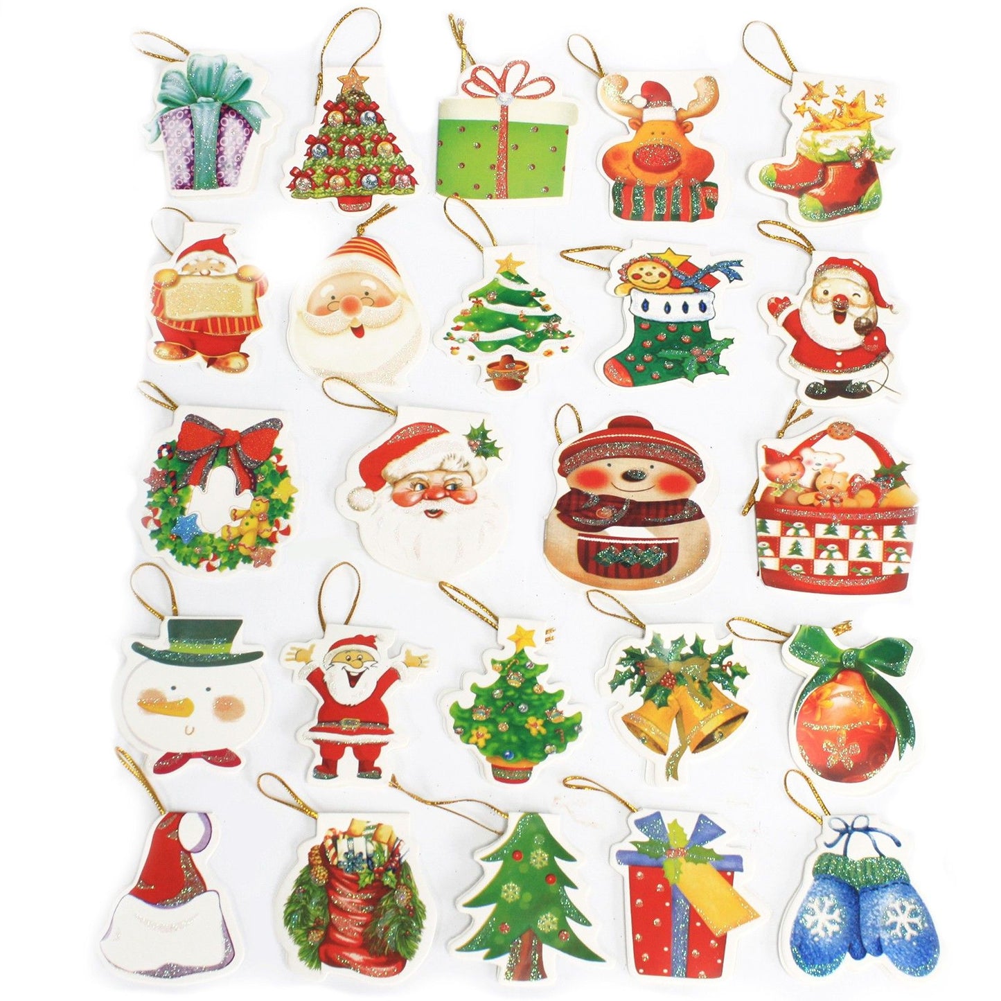 Xmas Shapes Tags - 24 Designs (144 Tags)