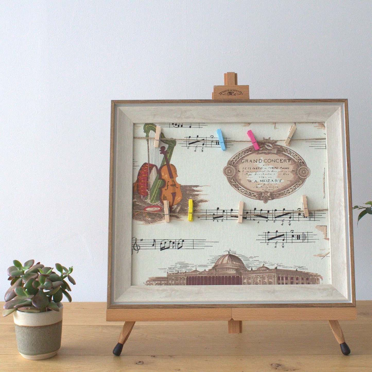 Small DIY Peg Photo Frames - Mozart
