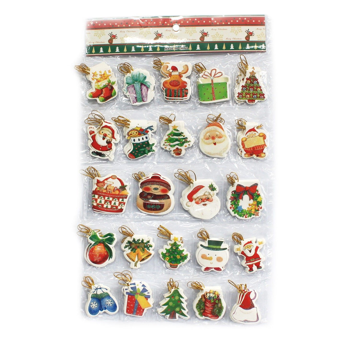 Xmas Shapes Tags - 24 Designs (144 Tags)