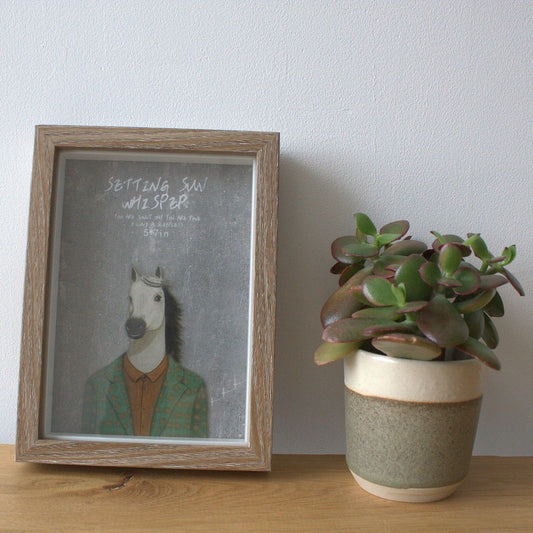 Deep Box Frame - Brown Brush - 5x7 inch (Special)