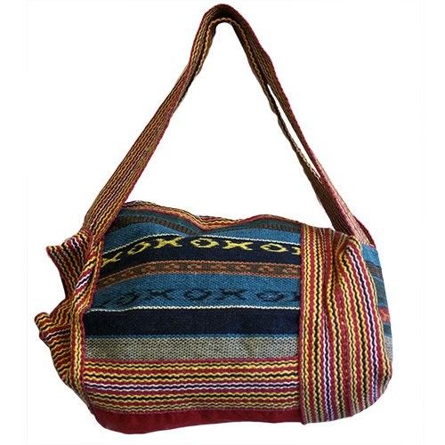 Nepal Duffle Bag - Red Panel