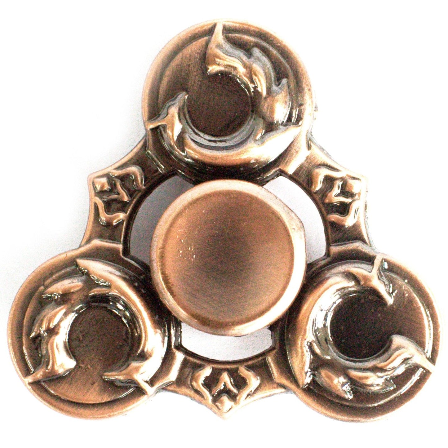 Metal Fidget Spinner - Dragons Wings - Copper
