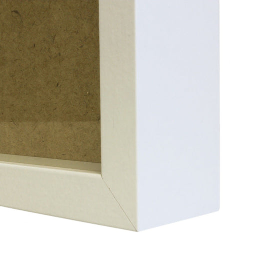 Deep Box Picture Frame 14x14 inch - White