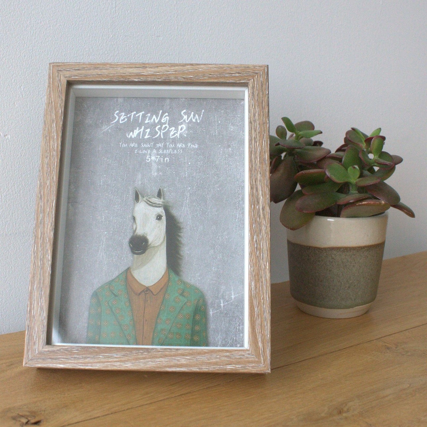 Deep Box Frame - Brown Brush - 5x7 inch (Special)