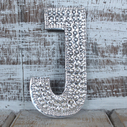 Sm Arty Aluminum Letters - J