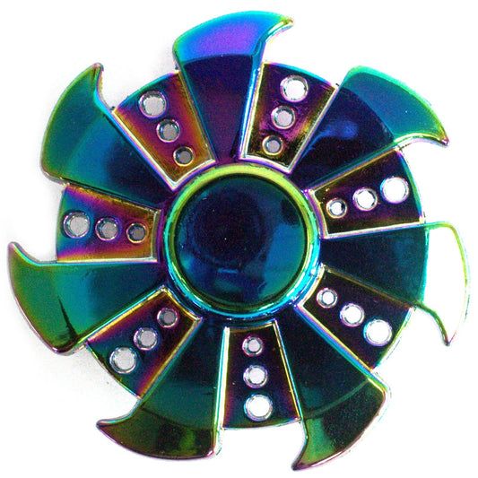 Metal Fidget Spinner - Seven Wings - Rainbow