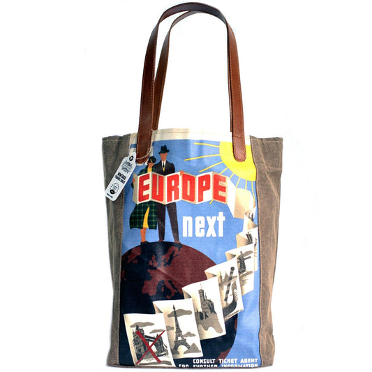Vintage Travel Bag - Europe